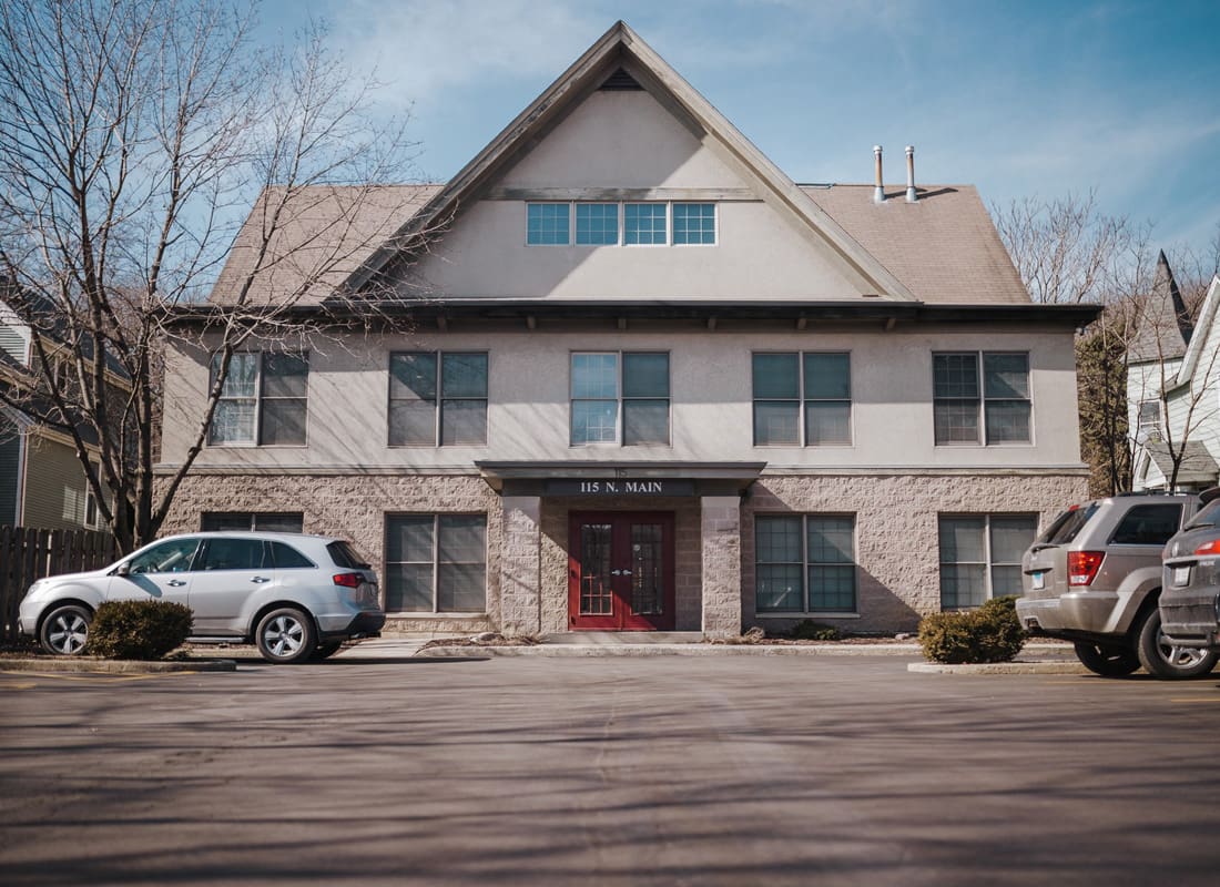 Algonquin, IL - Exterior View of the Brazelton Insurance Group Office on 115 Main Street in Algonquin Illinois